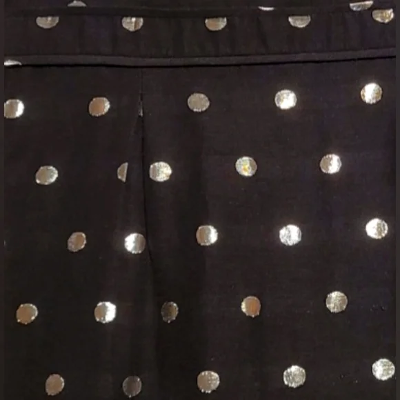 Elle Black And Silver Polka Dot Sleeveless Dress - Picture 5 of 5